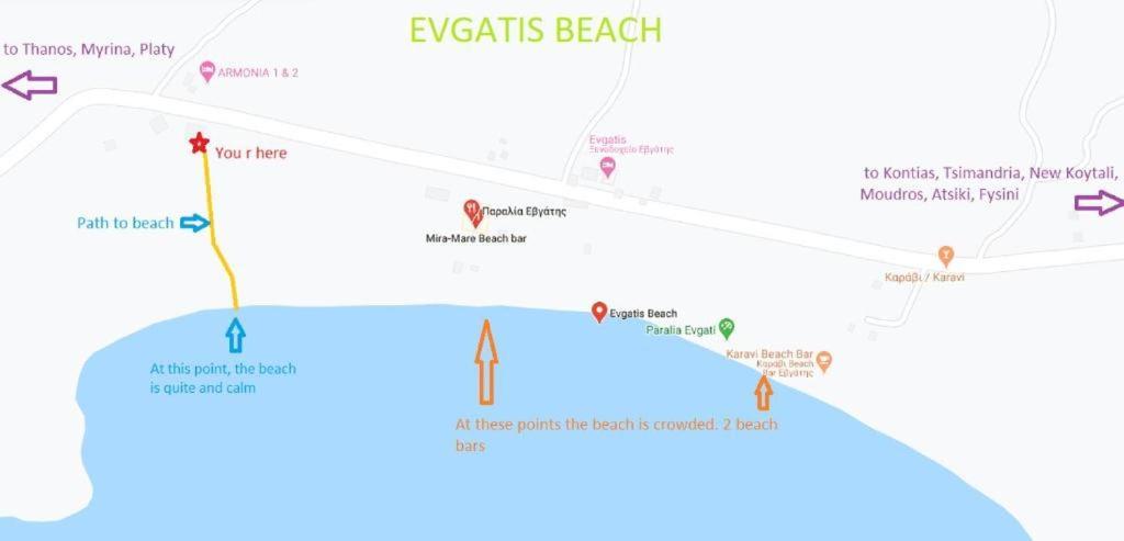 Evgatisbeach Loyskoy 2 Myrina Dış mekan fotoğraf